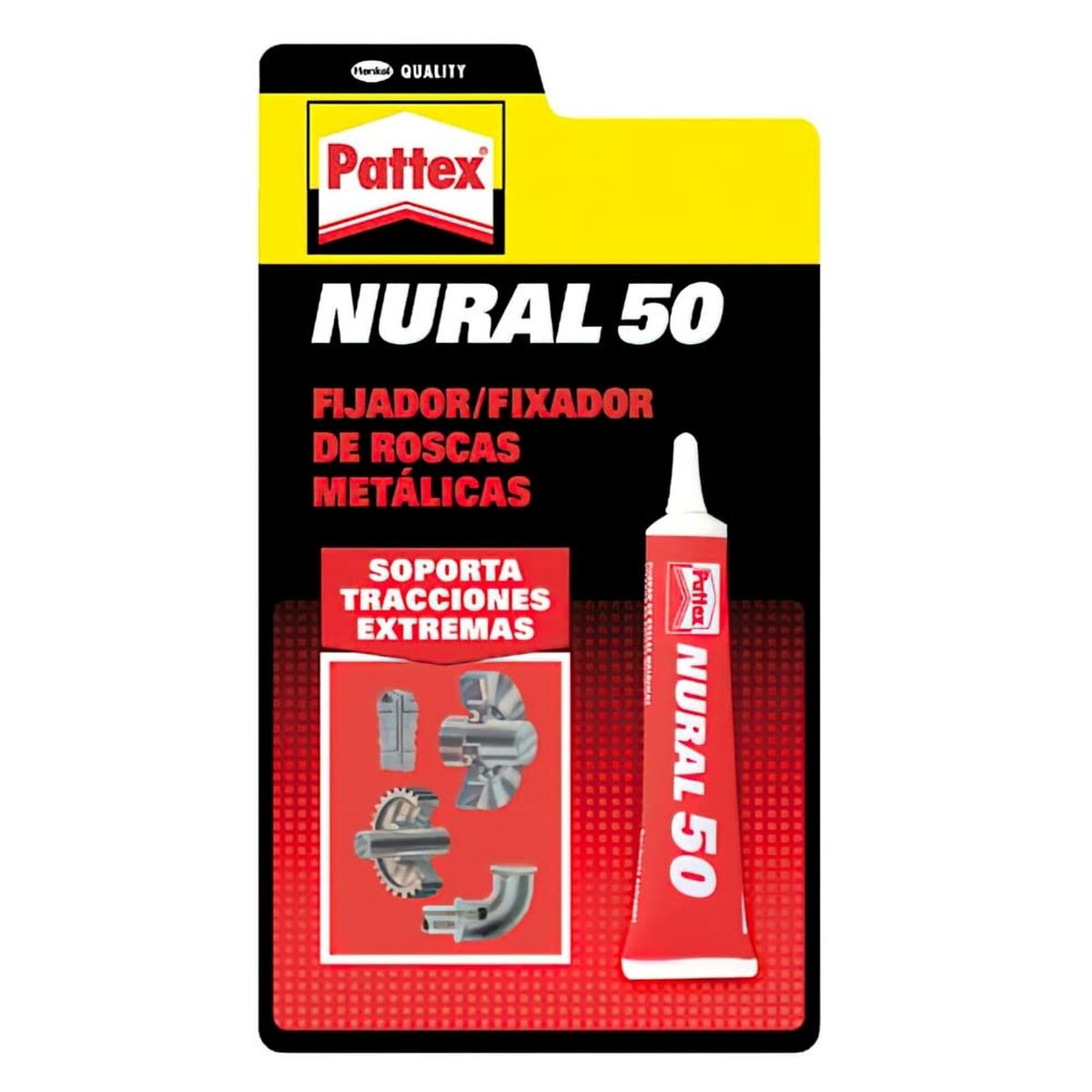 Tiivistysaine / liima Pattex nural 50 Punainen 10 ml (1 osaa)